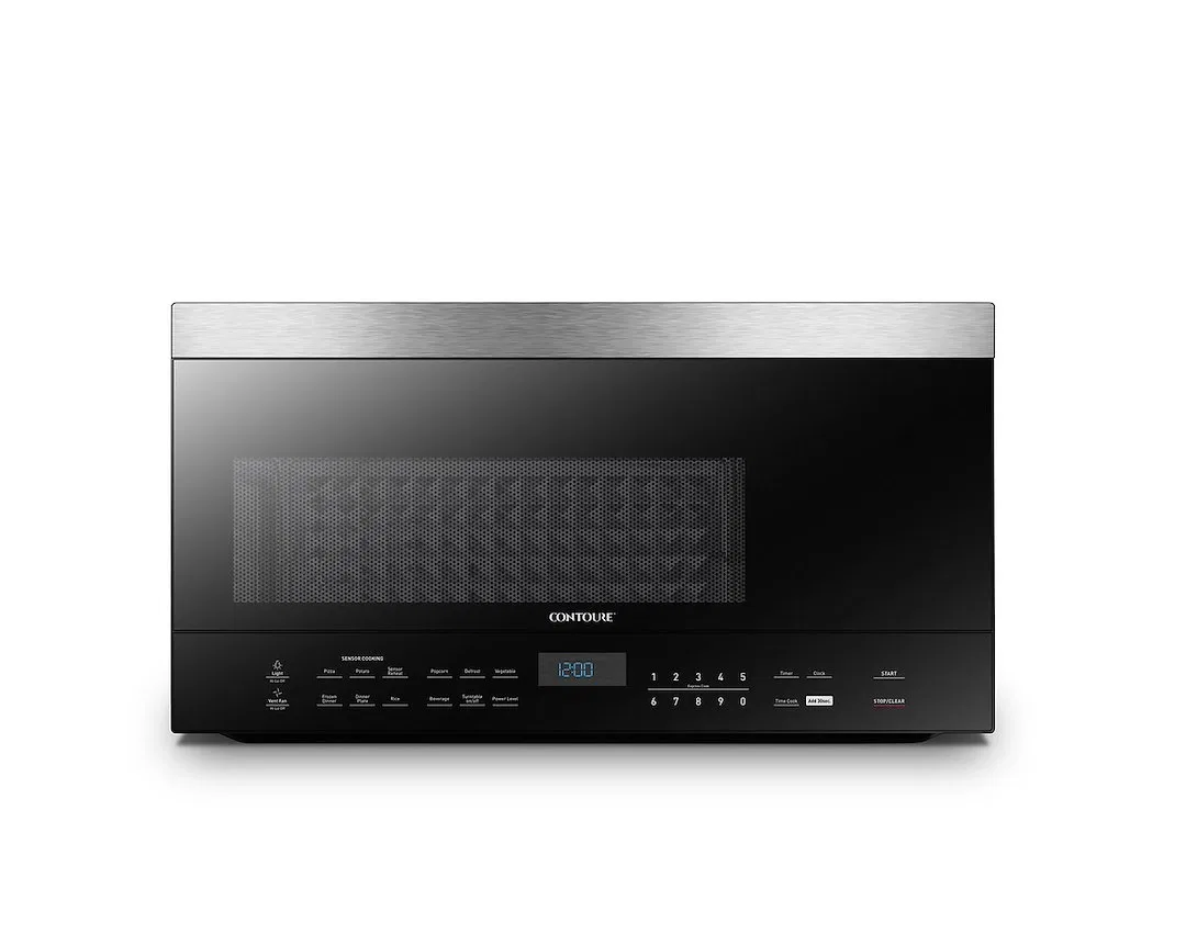 RV-588-OTR – NAT.QUALITY Microwave Oven, 1.6 Cubic Foot Capacity Over The Range Stainless Steel Auto Menu Convection ...